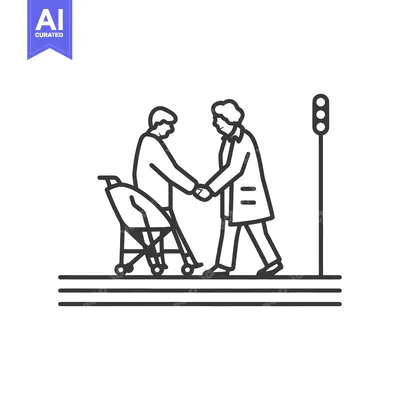 Popular premium asset: Two People Shaking Hands at a Crosswalk