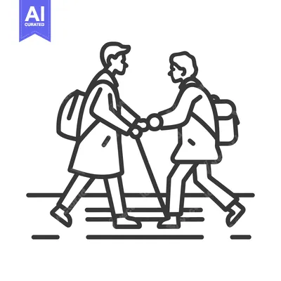Two people walking and holding hands, one with a cane