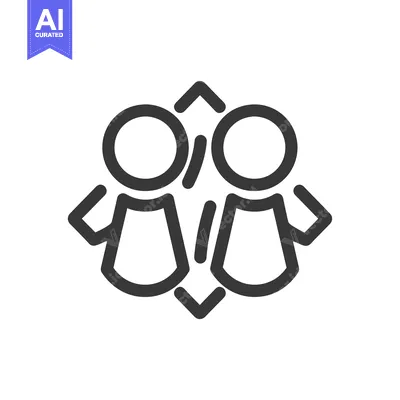 Two Stick Figures Facing Each Other with Arrows Above and Below Them