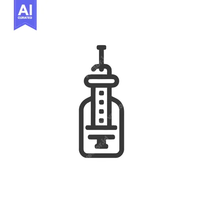 Aset desain premium: Minimalist Icon of a Vintage Perfume Bottle with Stopper Detail