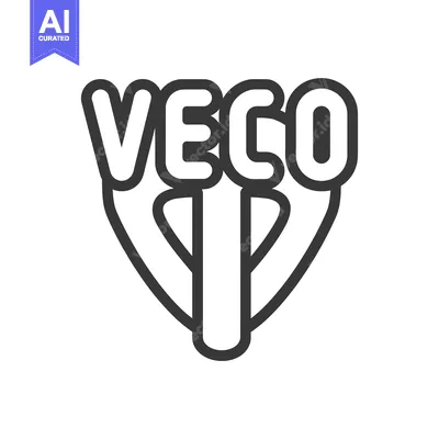 VECO Logo with an Abstract Design Featuring a Heart Shape