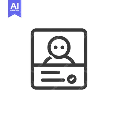 Verified User Profile Icon with Checkmark