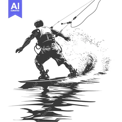 Wakeboarder performing a trick while airborne on a wakeboard