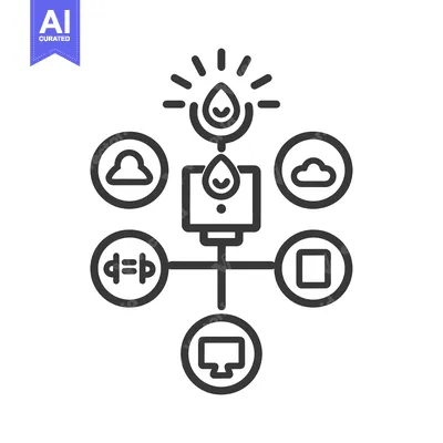 Water Drop Connected to Various Devices and Cloud Computing