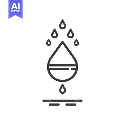 Water Droplet Falling on a Flat Surface with Multiple Smaller Droplets