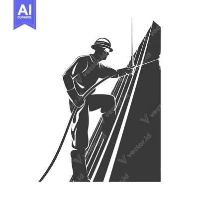 Welder working on a metal structure with a welding torch