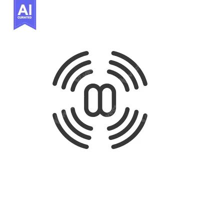 Wireless Signal Icon with Double Bars
