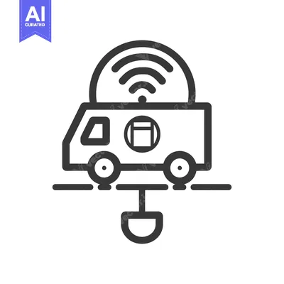 Wireless van connected to internet network