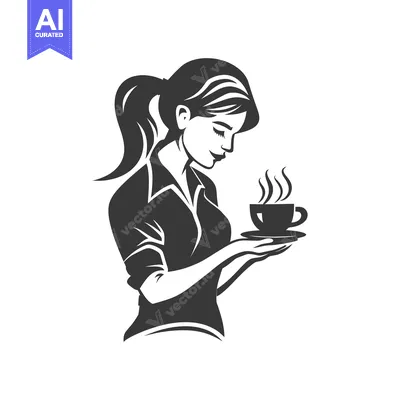 Woman Holding a Cup of Hot Coffee or Tea