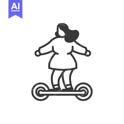 Popular premium asset: Woman Riding an Electric Scooter