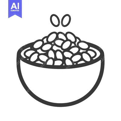 A bowl full of beans with steam coming off the top
