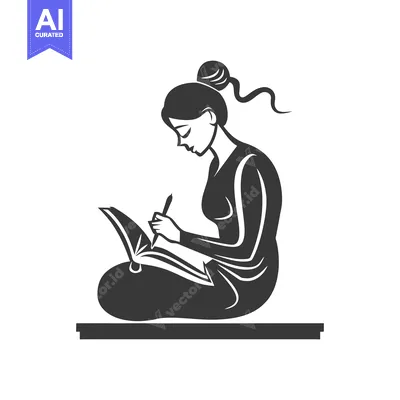 Woman sitting cross-legged, writing in a notebook