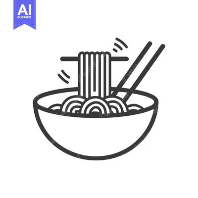 A Bowl of Noodles with Chopsticks and Steam Rising