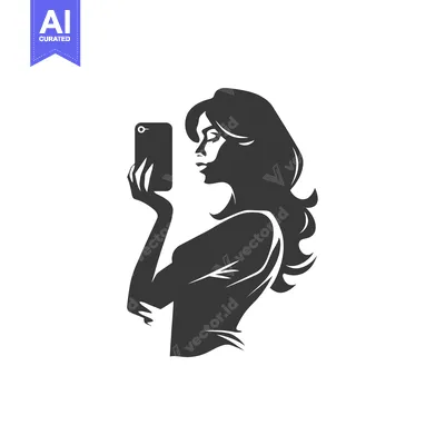 Woman taking a selfie with a smartphone