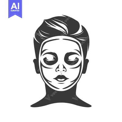 Woman Wearing a Face Mask with Eyes Closed
