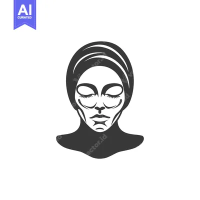Woman with Closed Eyes and Headscarf