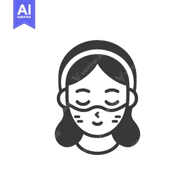 Woman with Closed Eyes Wearing a Facial Mask