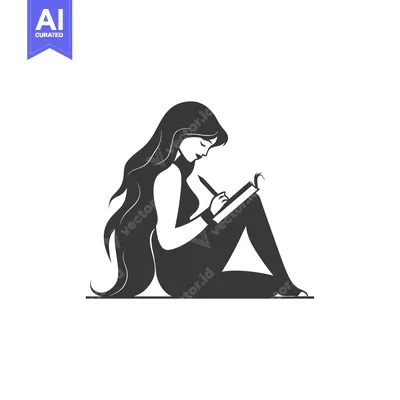 Woman with Long Hair Writing in a Notebook
