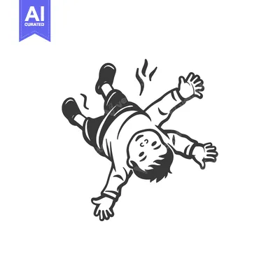 A Boy Lying on His Back With His Arms and Legs Spread Out