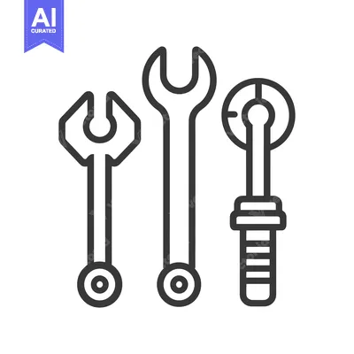 Wrench, Socket Wrench, and Screwdriver Tools Icon