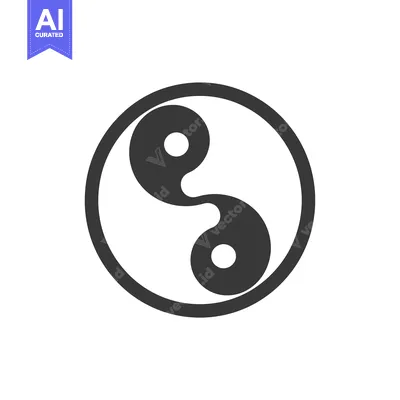 Yin Yang Symbol, Black and White, Circle, Balance