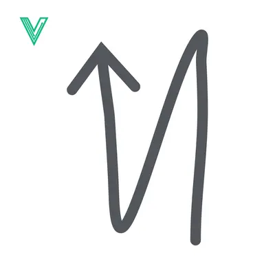 Premium design asset: Hand Drawn Arrow Symbol Upward Curve