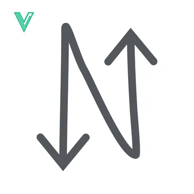 Abstract Arrow Symbol Representing Directional Change