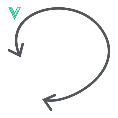 Circular Arrow Symbol Indicating Process or Cycle
