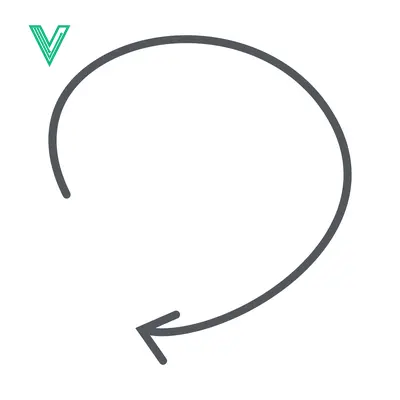 Simple Curved Arrow Symbolizing Direction and Movement