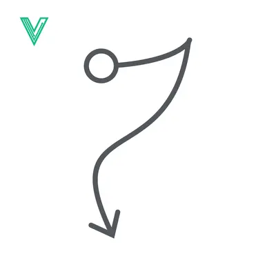 Minimalist Arrow and Circle Icon