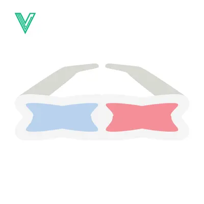 Anaglyph 3D Glasses for Immersive Viewing