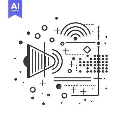 Abstract Audio Speaker with Geometric Elements