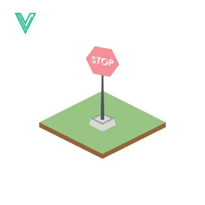 Aset premium populer: Isometric Stop Sign on Green Grass Square