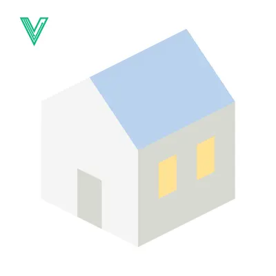 Aset premium populer: Minimalist Isometric House Illustration