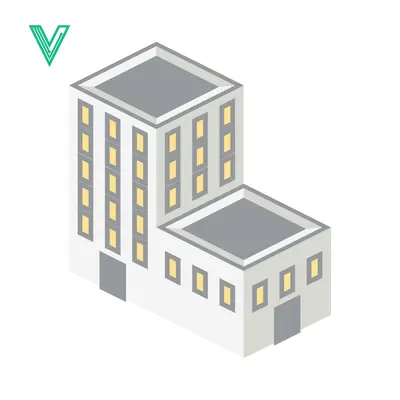 Isometric Building with Multiple Floors and Windows