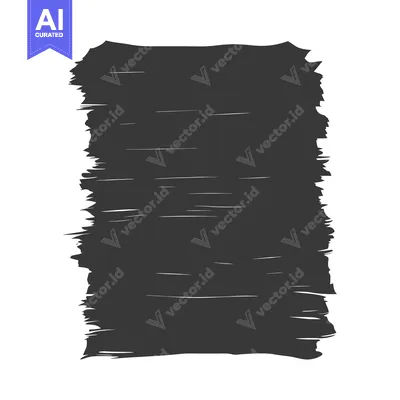 Abstract Black and White Brushstroke Design