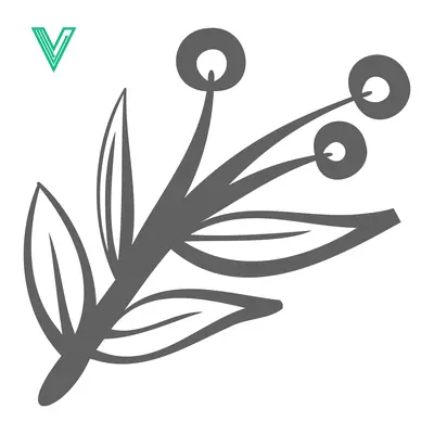 Aset premium populer: Minimalist Botanical Illustration of Berries and Leaves