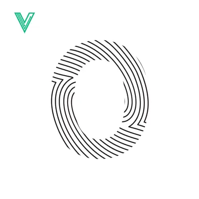 Abstract Fingerprint O Letter Logo Design