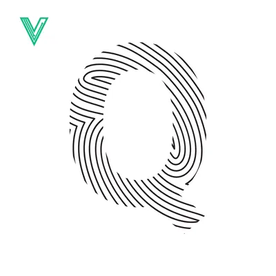 Fingerprint Letter Q Logo Design