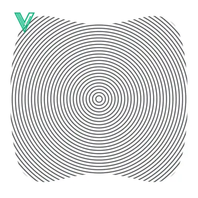 Concentric Circles Optical Illusion Pattern
