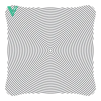 Concentric Circles Pattern Abstract Geometric Design