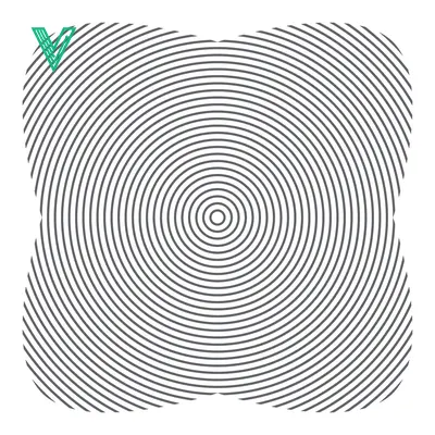 Premium design asset: Concentric Circles Pattern Abstract Optical Illusion