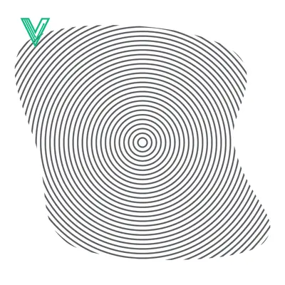 Concentric Circles Abstract Pattern