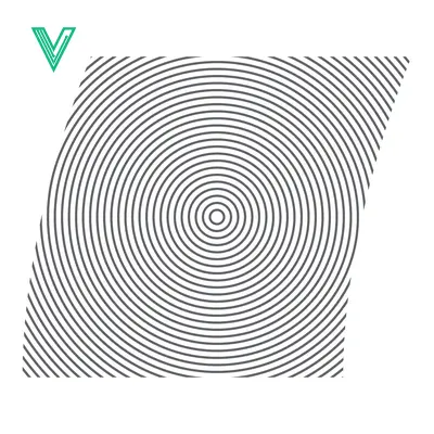 Aset premium populer: Concentric Circles Pattern Abstract Geometric Design
