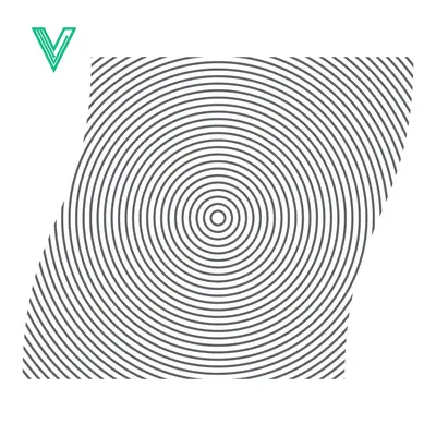 Concentric Circles Pattern Abstract Geometric Design