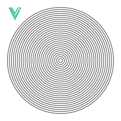 Concentric Circles Pattern Abstract Geometric Design
