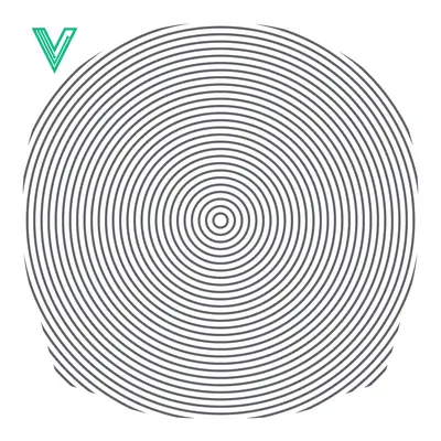 Aset desain premium: Concentric Circles Pattern Abstract Background