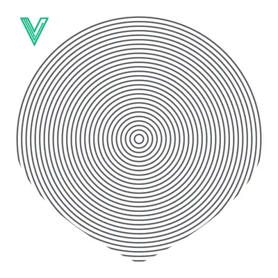 Aset desain premium: Concentric Circles Pattern Abstract Background