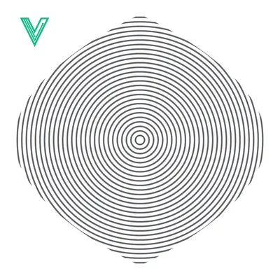 Concentric Circles Abstract Geometric Pattern Optical Illusion