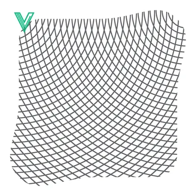 Abstract Grid Pattern Background with Curved Lines